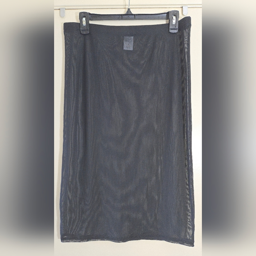 Wild Fable Sheer Black Pencil Skirt Size Medium